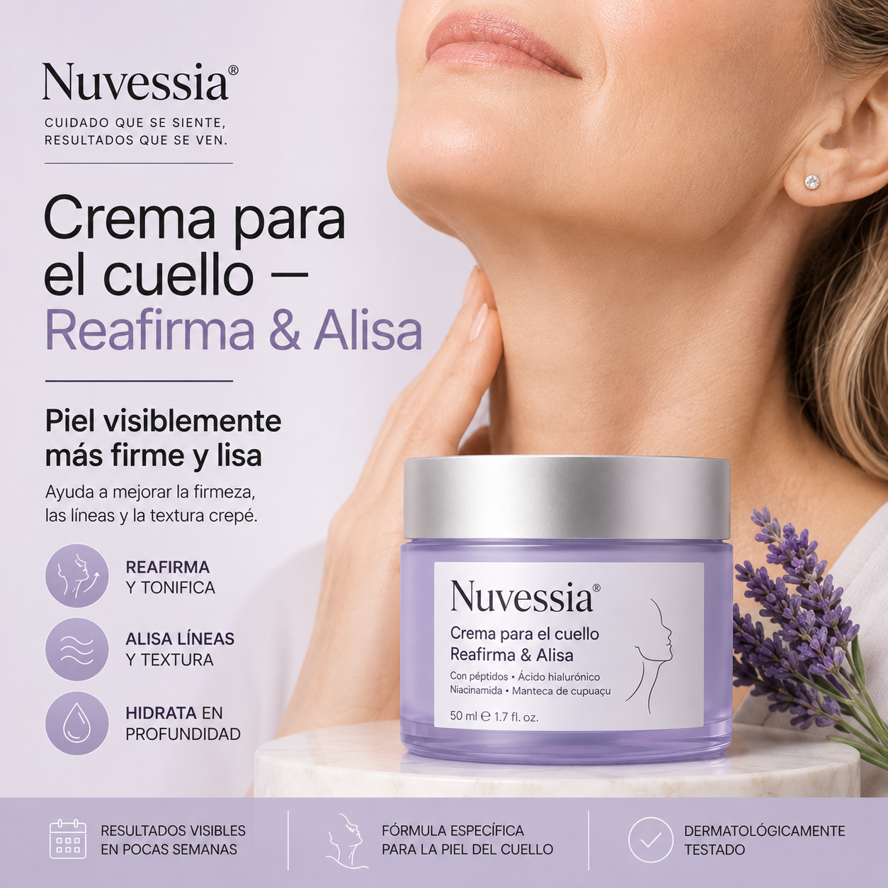 Crema para el cuello Reafirma & Alisa Nuvessia®